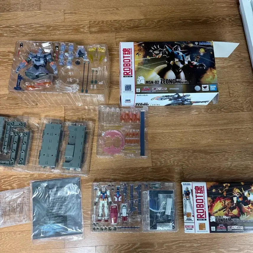 [BUNJANG] Robot Spirits Zeong &amp; Gundam Final Battle Specification Set / 로봇혼 지옹 &amp; 건담 최종결전 사양