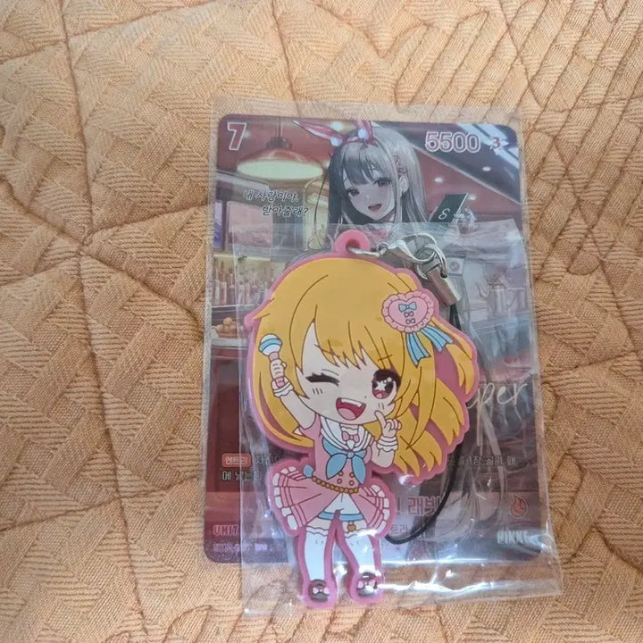 [BUNJANG] Nihke Nibel Arena Bunny Viper Signed Card &amp; Keychain Set / 니케 니벨아레나 바니 바이퍼 싸인 카드 팝니다