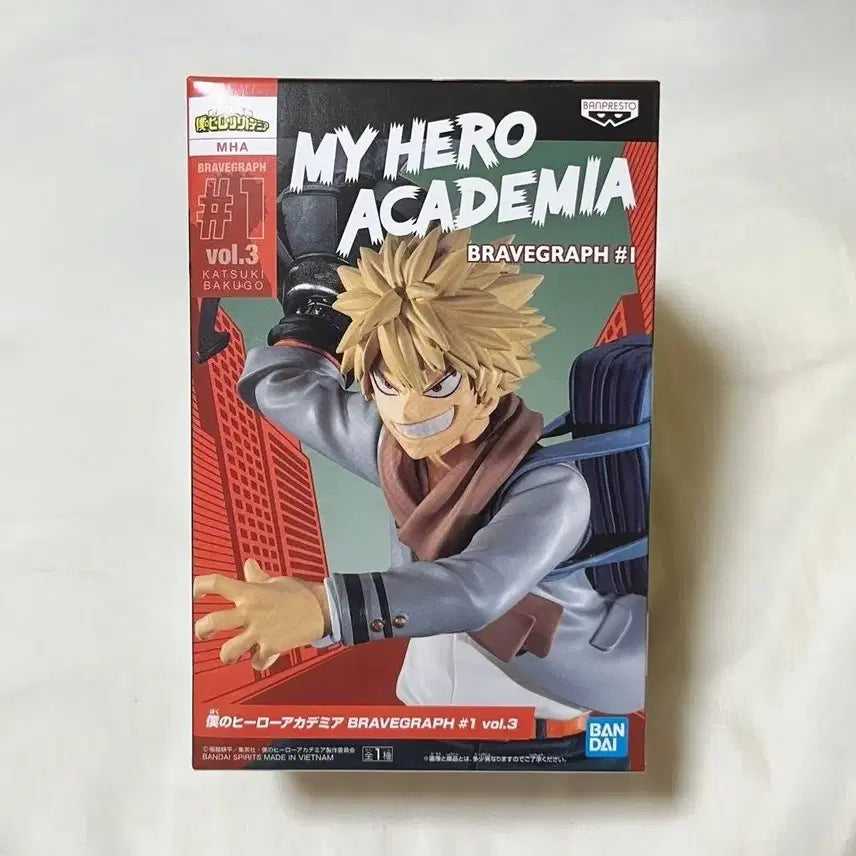 [BUNJANG] Bandai Katsuki Bakugo BRAVEGRAPH Figure / 히로아카 바쿠고 카츠키 BRAVEGRAPH 반다이 피규어 미개봉