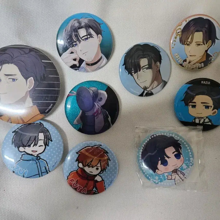 [BUNJANG] Milligram KAZUI 10x Badge Bundle Set / 밀그램 카즈이 위주 뱃지 10개 일괄 판매