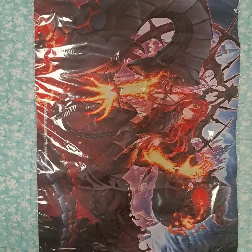 [BUNJANG] Yu-Gi-Oh! AGF Flame Ghost Play Mat / 유희왕 agf 화염의 구희 플레이 매트