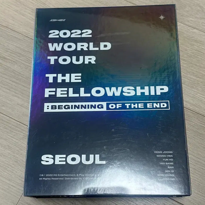 [BUNJANG] ATEEZ 2022 World Tour DVD / ATEEZ 2022 WORLD TOUR DVD