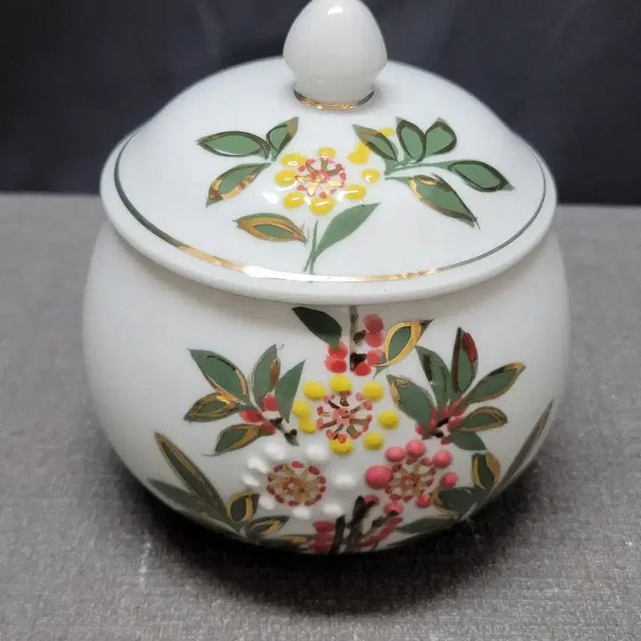 [BUNJANG] White Porcelain Celadon Flower Box / 백자 화문합 도자기