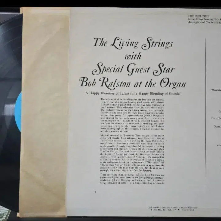[BUNJANG] Bob Ralston Twilight Time LP / Bob Ralston_Twilight Time_LP USA