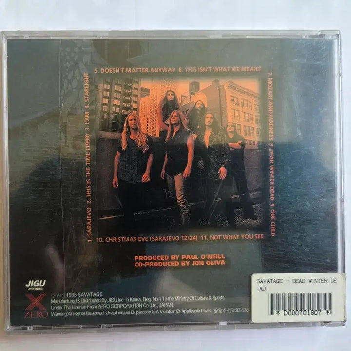 [BUNJANG] Savatage Dead Winter Dead CD (Sealed) / (미개봉) 사바타지  미개봉 CD