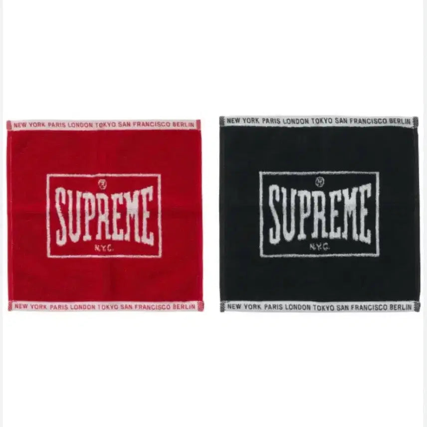 [BUNJANG] Supreme 2023 Square Mini Towel Set / [새상품] 2023 슈프림 스퀘어 미니 타올 세트