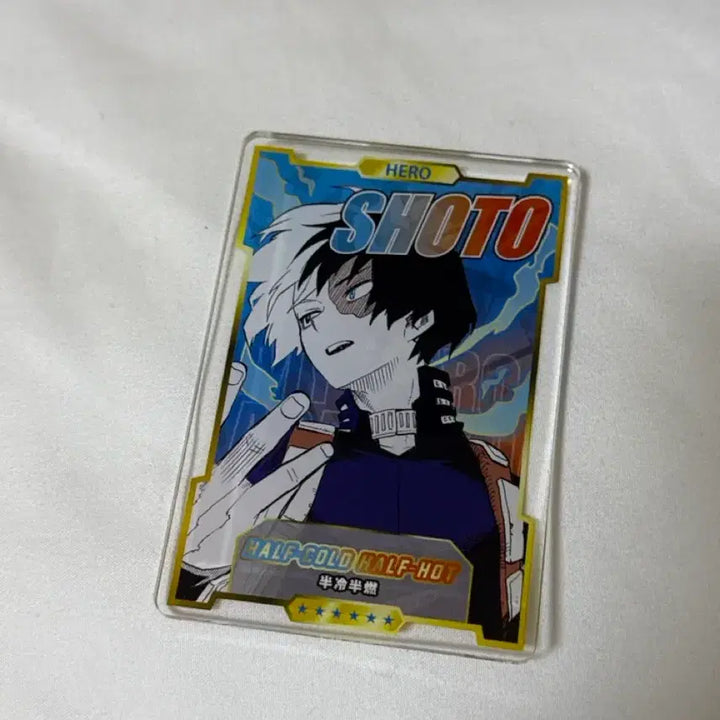 [BUNJANG] Todoroki Status Card Acrylic Stand (Season 2) - My Hero Academia / 토도로키 스테이터스 카드 아크릴 2탄 굿즈 히로아카