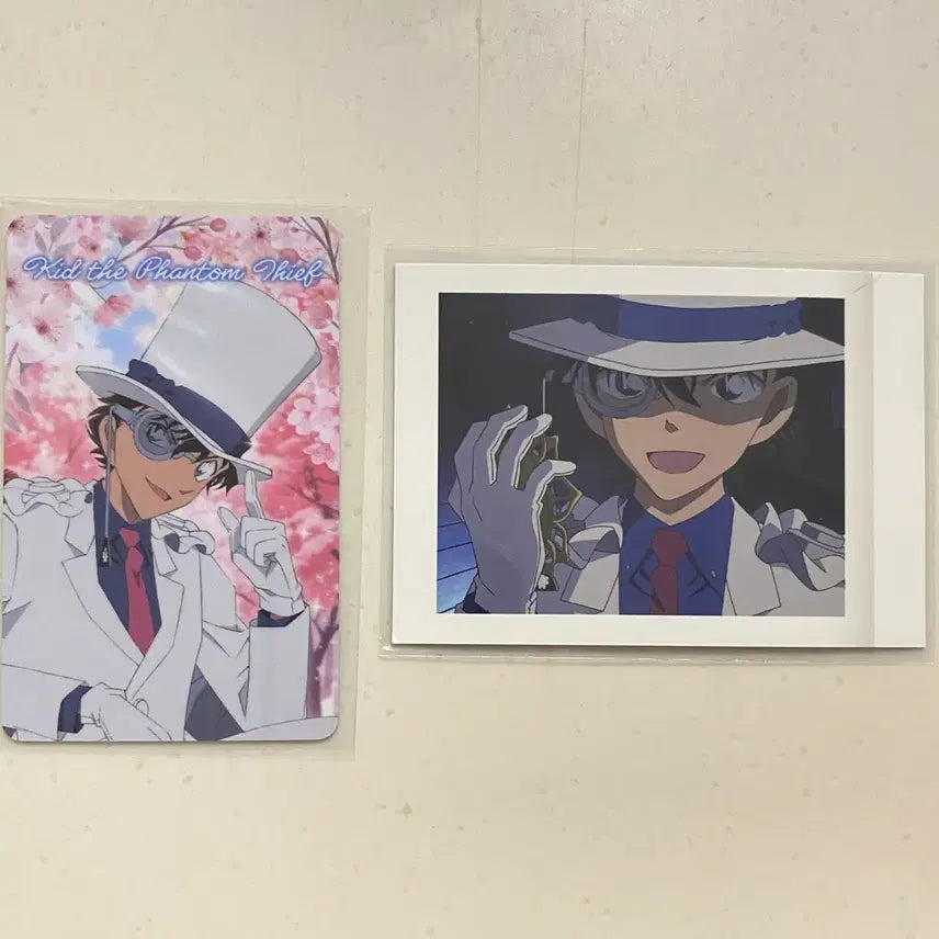 [BUNJANG] Detective Conan Arnouveau Lucky Draw Cherry Blossom Card &amp; Pashacolle Kaito Kiddo Bundle Set / 일괄] 명탐정코난 아르누보 럭키드로우 벚꽃카드, 파샤코레 괴도키드