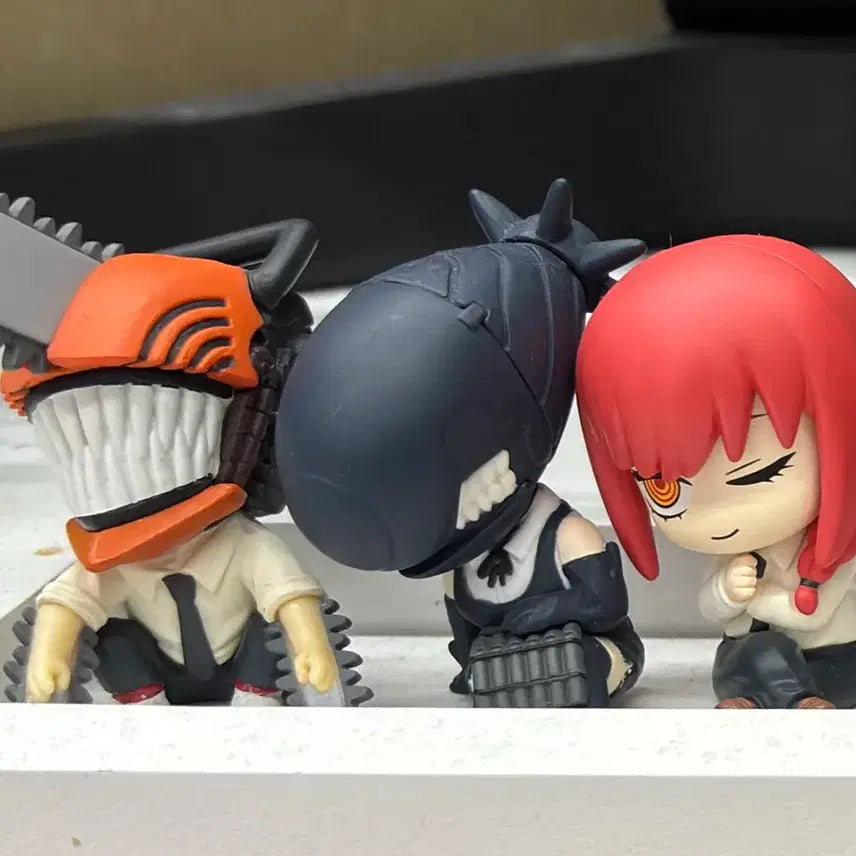 [BUNJANG] Chainsaw Man Shoulder Buddy Figure Set / 체인소맨 어깨쿵 3종 일괄