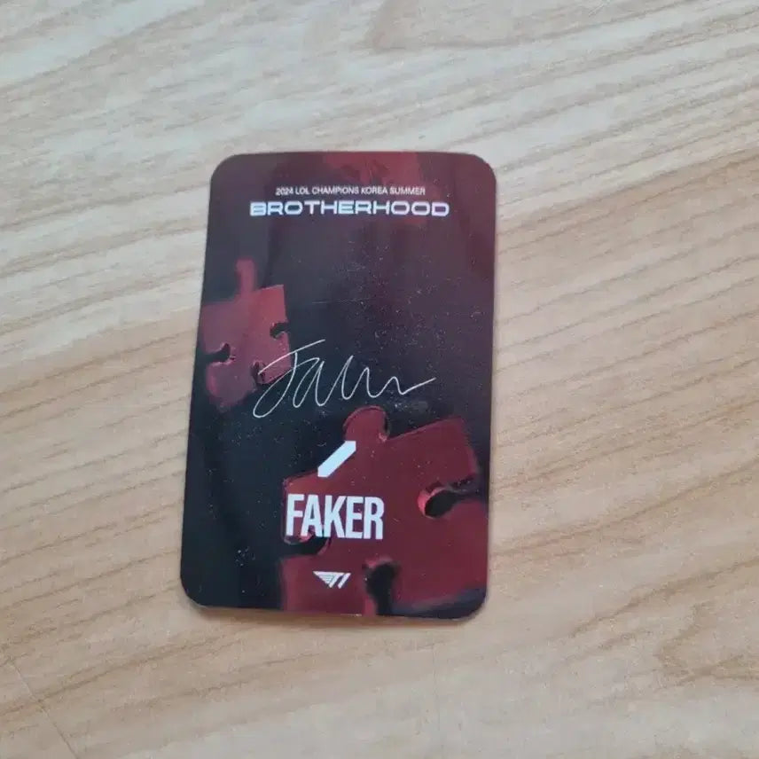 [BUNJANG] T1 Faker Photocard / 페이커 포토카드 T1