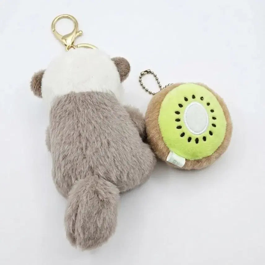 [BUNJANG] Kiwi Bird &amp; Sea Otter Plush Keychains (Bundle Set) / 키위새, 해달 인형 키링(일괄)