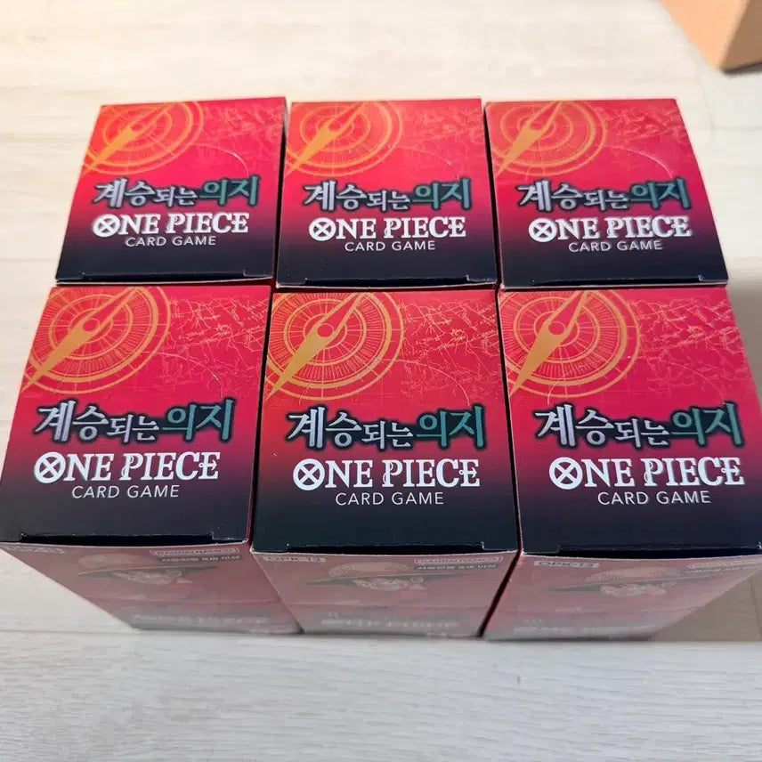 [BUNJANG] One Piece Inherited Will Card Pack (Shrink Removed) / 원피스 계승되는의지 카드 팩 팝니다(슈링크X)
