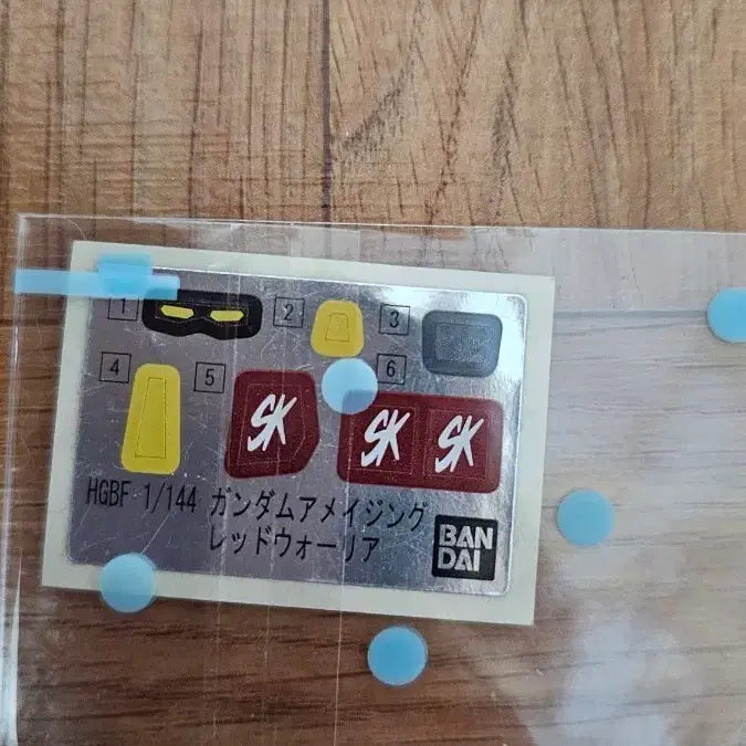 [BUNJANG] Bandai HGBF 1/144 Gundam Amazing Red Warrior Foil Stickers / 반다이 HGBF 1/144 건담아메이징 레드워리어 호일 스티커
