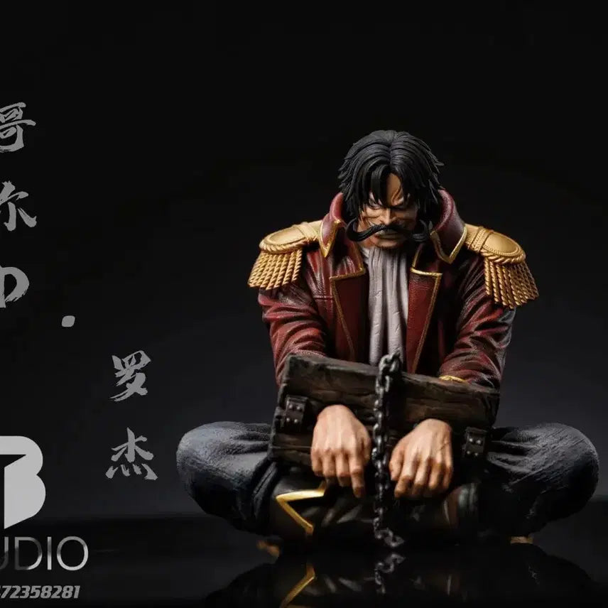 [BUNJANG] BT STUDIO Roger Execution Stand Seated Figure / BT STUDIO 골D 로저 처형대 원피스 레진 피규어 좌상 골디로저