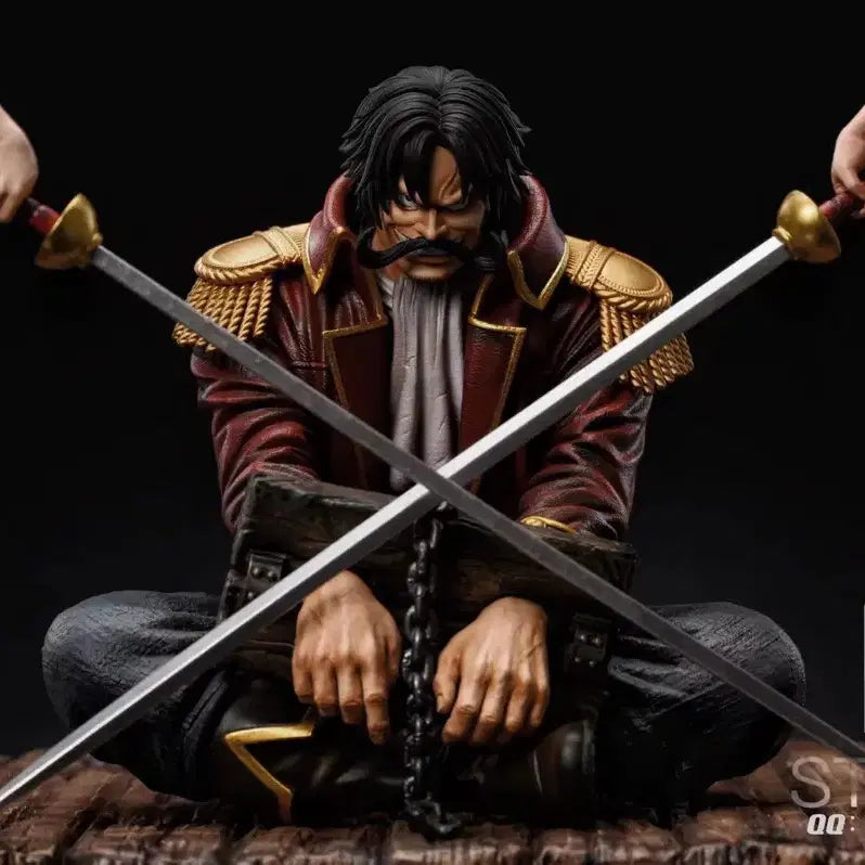 [BUNJANG] BT STUDIO Roger Execution Stand Seated Figure / BT STUDIO 골D 로저 처형대 원피스 레진 피규어 좌상 골디로저
