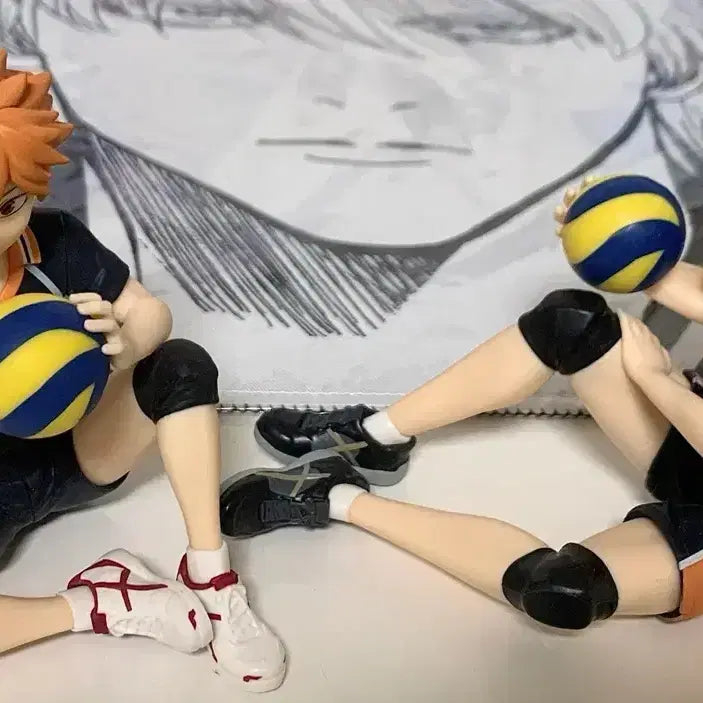 [BUNJANG] Haikyuu!! Kageyama &amp; Hinata Furyu Noodle Stopper Figure Bundle Set / (일괄)하이큐 카게야마 히나타 후류 피규어 누들 스토퍼