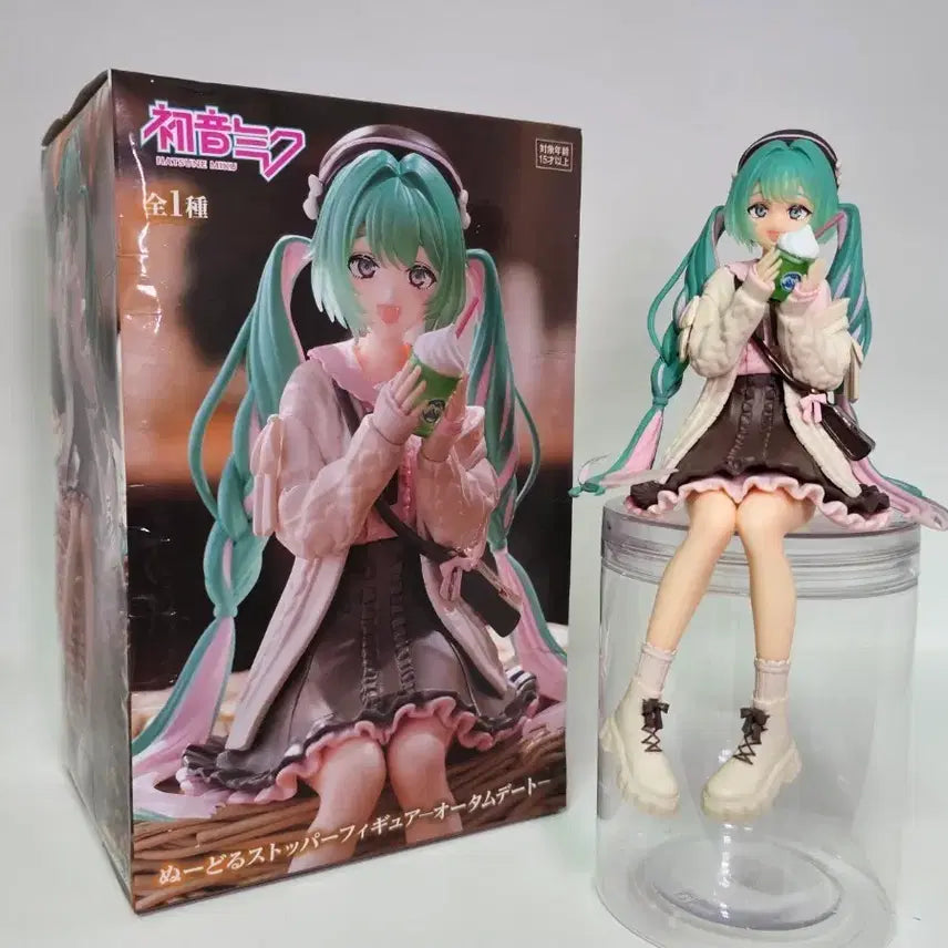 [BUNJANG] Hatsune Miku Noodle Stopper Figure Autumn Date Cafe Ver. / 하츠네미쿠 누들스토퍼 피규어 가을 데이트 카페