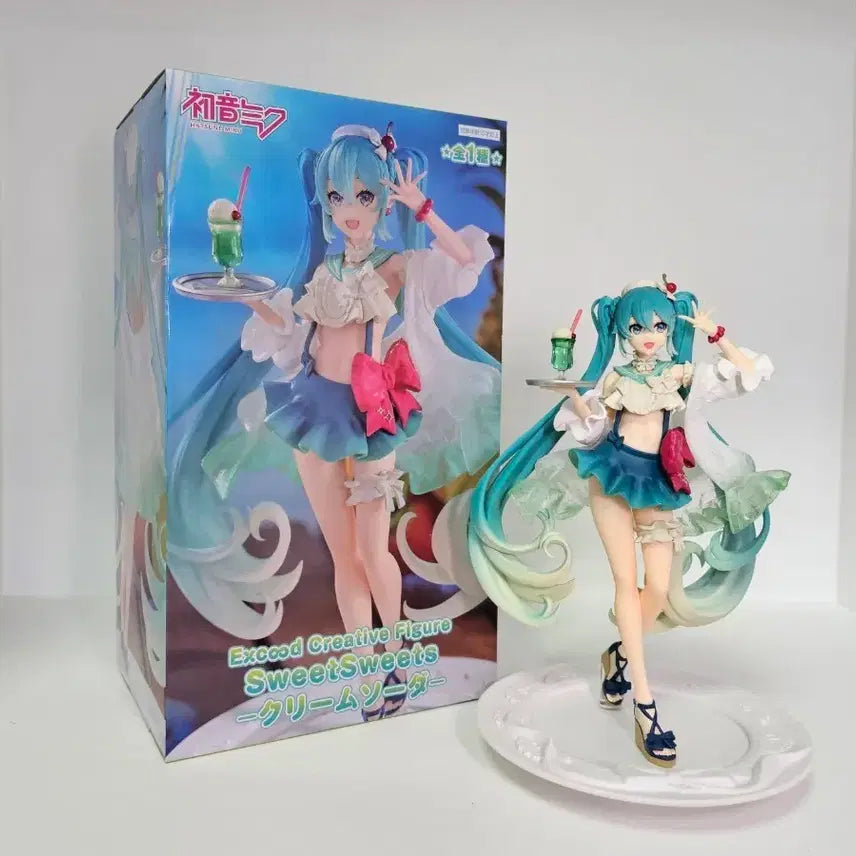 [BUNJANG] Melon Soda Hatsune Miku Sweet Sweets Figure / 메론소다 미쿠 하츠네미쿠 스위트 스위츠 피규어 디테일