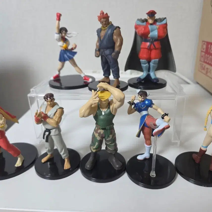 [BUNJANG] Street Fighter 8-Figure Trading Set / 스트리트파이터 피규어 8종 세트 트레이딩