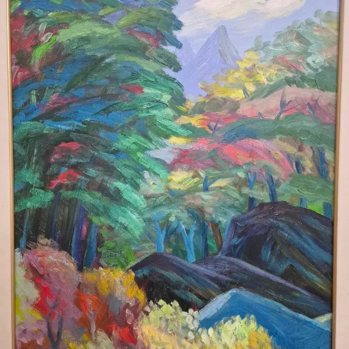 [BUNJANG] Bang Cheol-ho (1936-2018) Oil on Canvas Painting / 방철호(1936~2018) 캔버스 유채 작품
