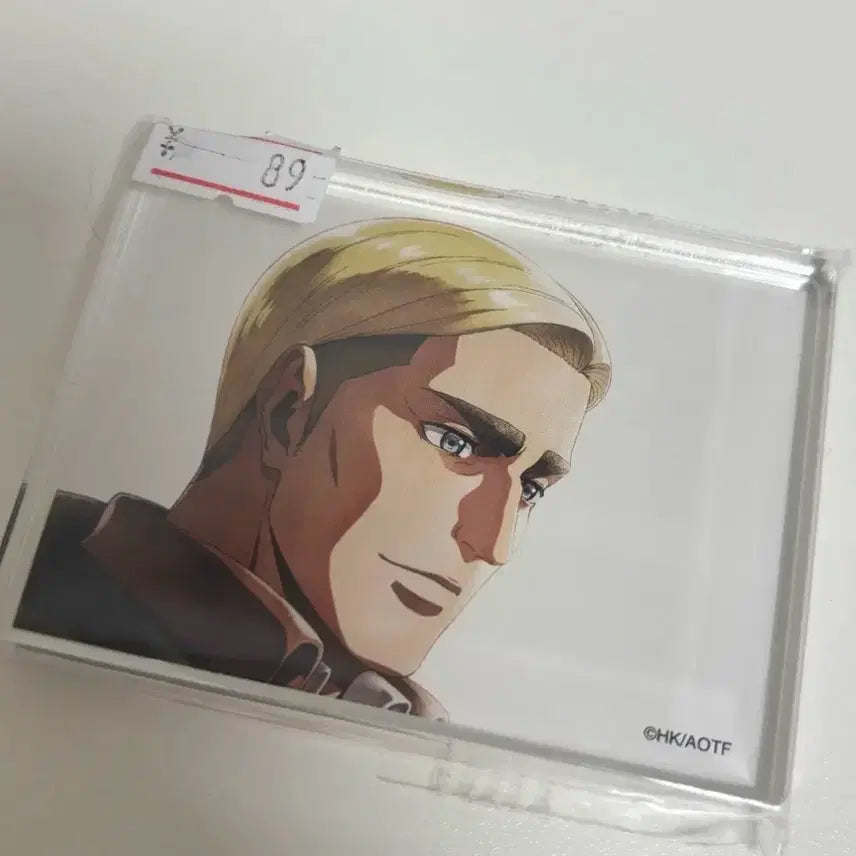 [BUNJANG] Attack on Titan Erwin Acrylic Stand Block (Sealed) / (미개봉) 진격의 거인 엘빈 아크릴 스탠드 블록