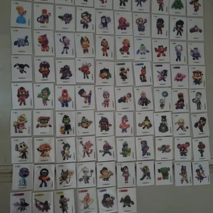 [BUNJANG] Brawl Stars Sticker Set 86 Types / 브롤스타즈 띠부씰 86종 판매합니다