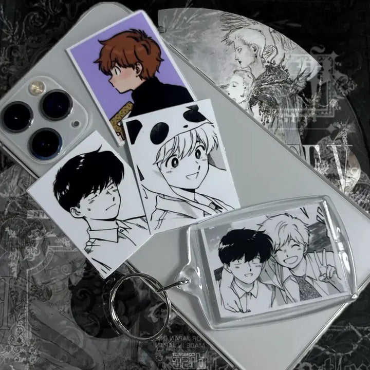 [BUNJANG] Shundei Nakamura "Ganbare Nakamura-kun" Unofficial Goods Proof Photo Acrylic Keyring Bundle Set / 힘내라 나카무라군 비공식 굿즈 증명사진 키링 양도 슌데이 히로세 나카무라