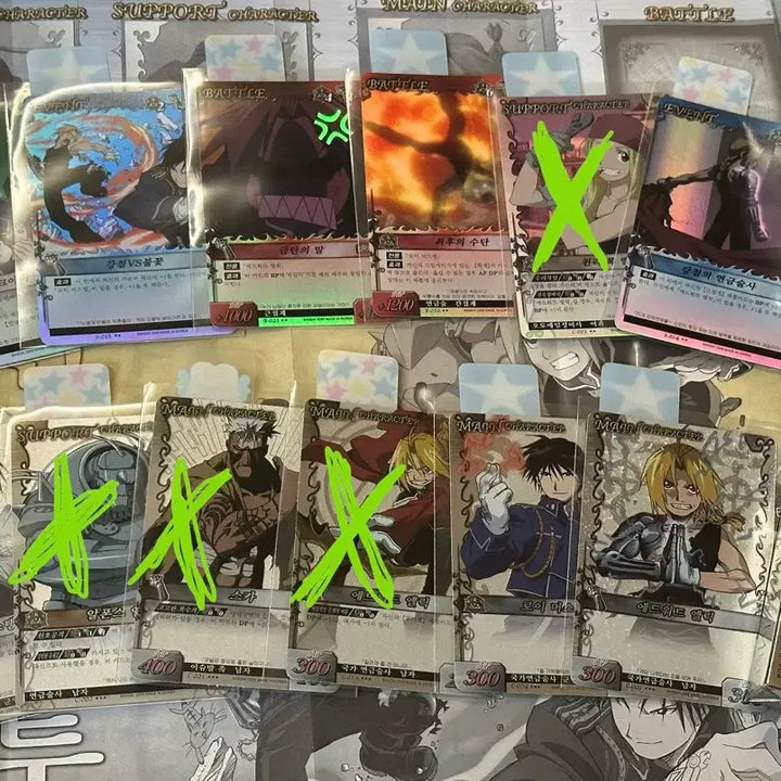 [BUNJANG] Fullmetal Alchemist Card Battle Deck / 강철의 연금술사 카드 배틀 덱