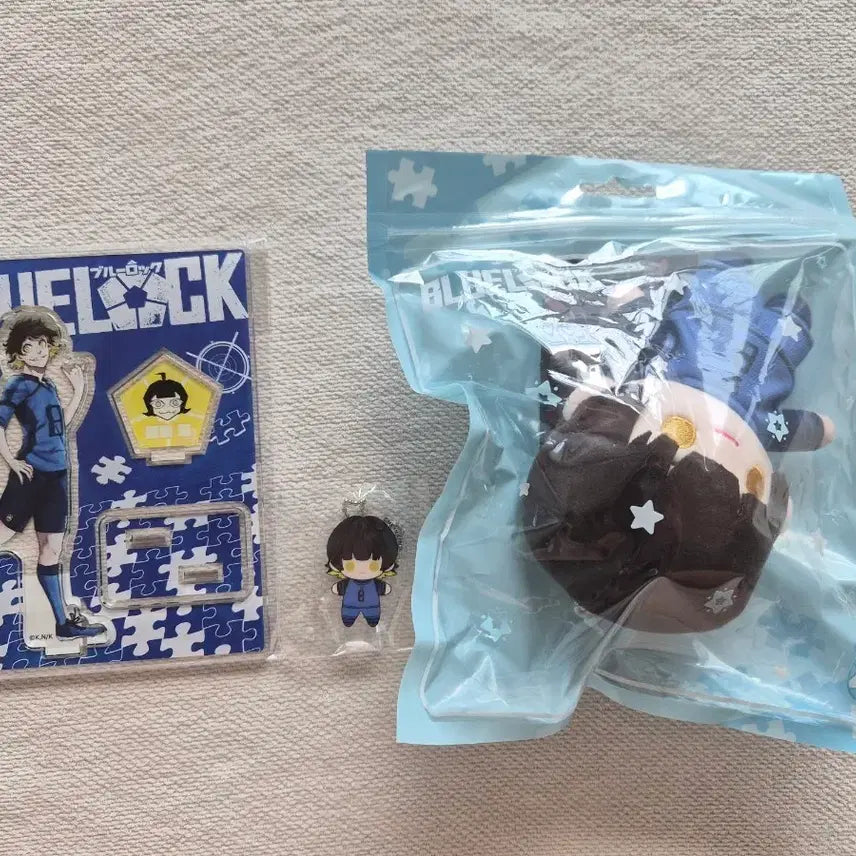 [BUNJANG] Blue Lock Bachira Meguru Original Art Acrylic Stand, Confession Balloon Plush + Bonus Keychain / 블루록 바치라 메구루 원화 아크릴스탠드, 고백풍선 인형+특전키링