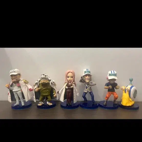 [BUNJANG] One Piece World Collectable Figure Marine Set 1 / (정품,노박스) 원피스 월콜 해군 1탄 세트 판매합니다.