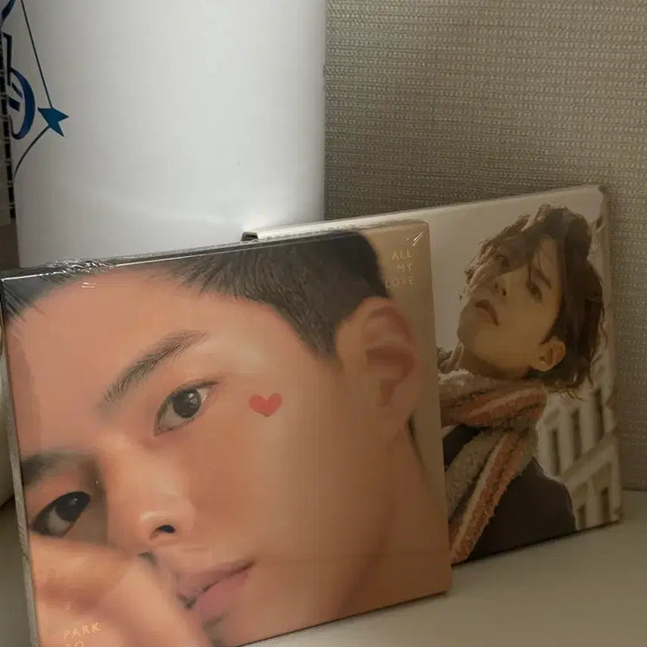 [BUNJANG] Park Bogum Official Lightstick + 2 Sealed Albums Set / 박보검 포레봉 응원봉 + All my love (미개봉)
