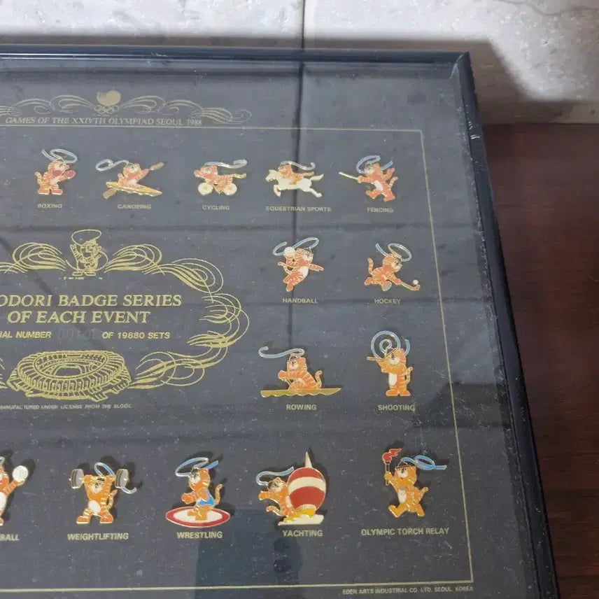 [BUNJANG] 1988 Seoul Olympics Hodori Badge Set / 호돌이 배지 세트 88 서울 올림픽 기념 뱃지