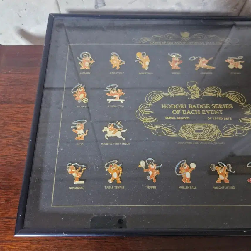 [BUNJANG] 1988 Seoul Olympics Hodori Badge Set / 호돌이 배지 세트 88 서울 올림픽 기념 뱃지