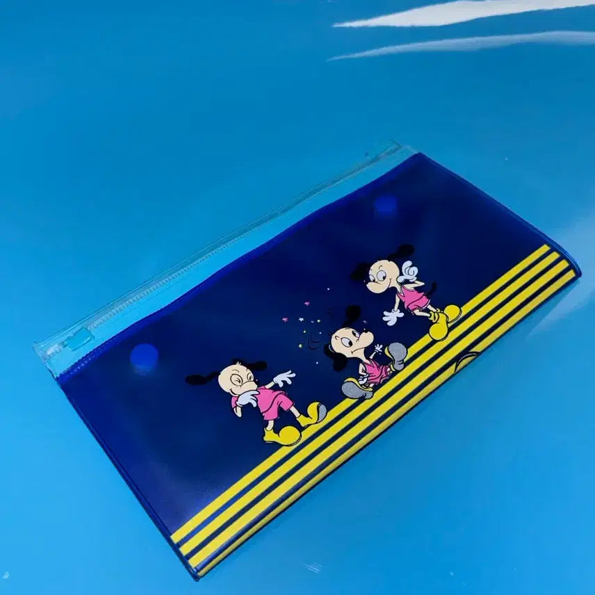 [BUNJANG] Kkoma Ttorrae Mobidog Zipper Pouch Wallet Passport Case / 고전문구 꼬마또래 모비독 지퍼 파우치 지갑 여권 케이스
