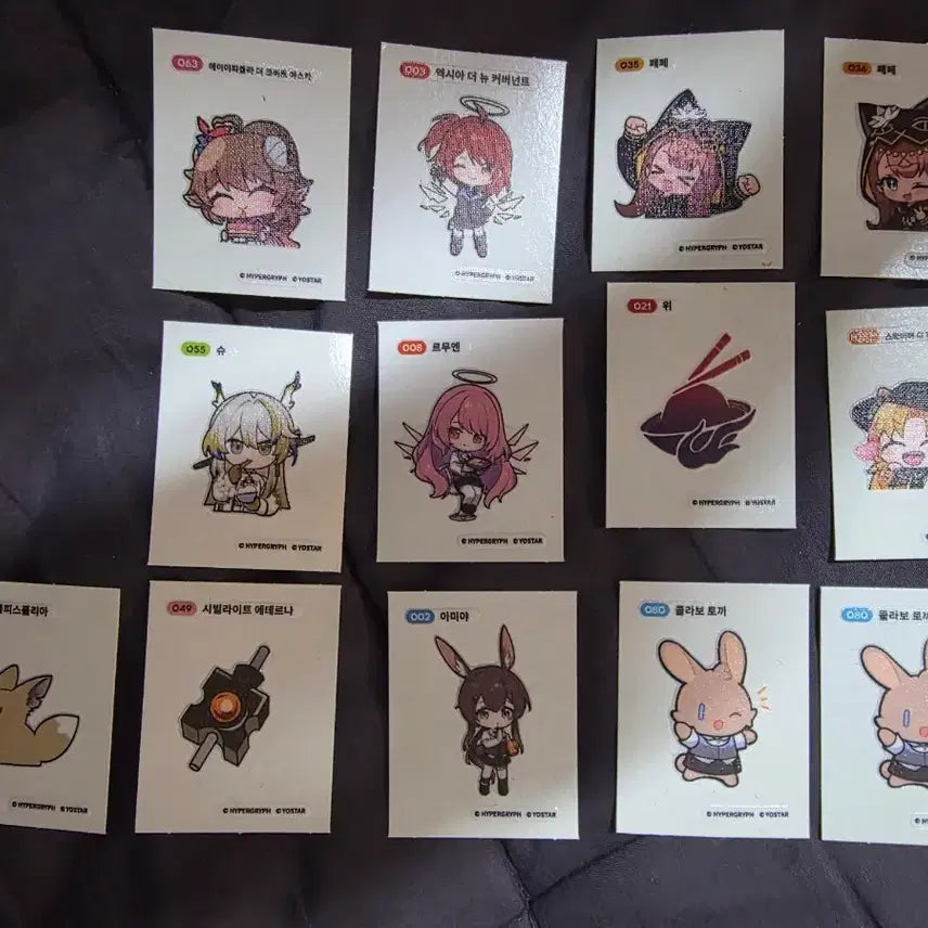 [BUNJANG] Arknights Sticker Set (13 pcs) / 명방 스티커 13매 일괄 판매 합니다.
