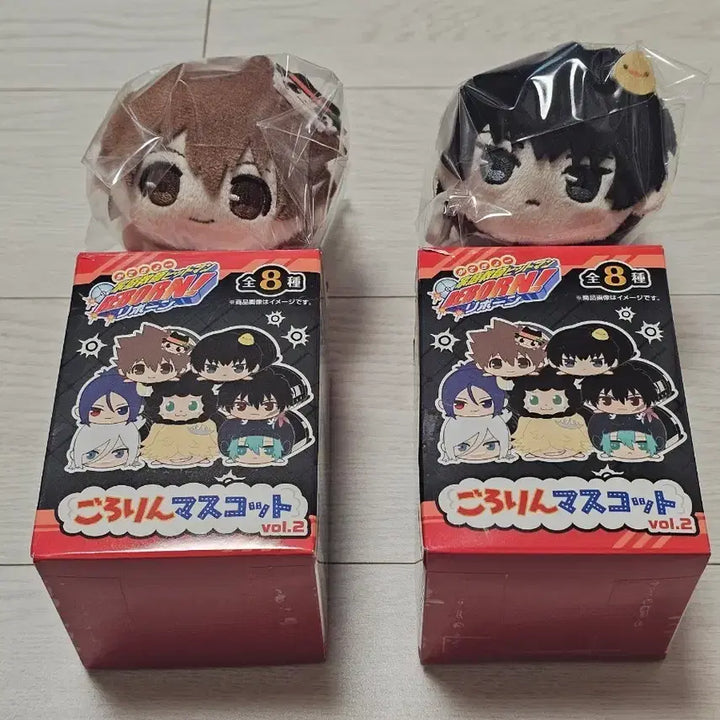 [BUNJANG] Katekyo Hitman Reborn! Tsuna &amp; Hibari Gororing Mascot Bundle Set / (일괄) 가정교사 히트맨 리본 츠나+히바리 고로링 마스코트