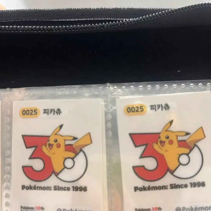 [BUNJANG] Pokemon 30th Anniversary Pikachu 3D Sticker / 포켓몬 30주년 피카츄 띠부씰