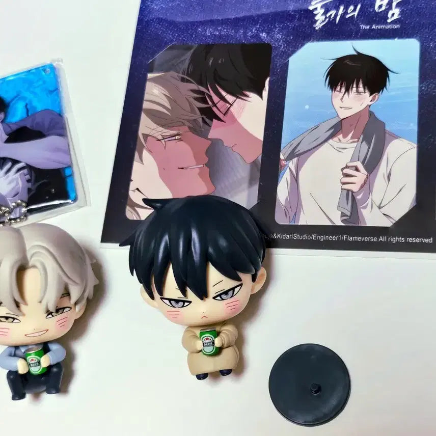 [BUNJANG] Mul-ui Bam (At Night) Taewoo &amp; Euihyun Figure Set + Waving Set + Waving Material / 물가의 밤 물밤 태주 의현 피규어 세트 + 물결 세트 (+물밤 마테)