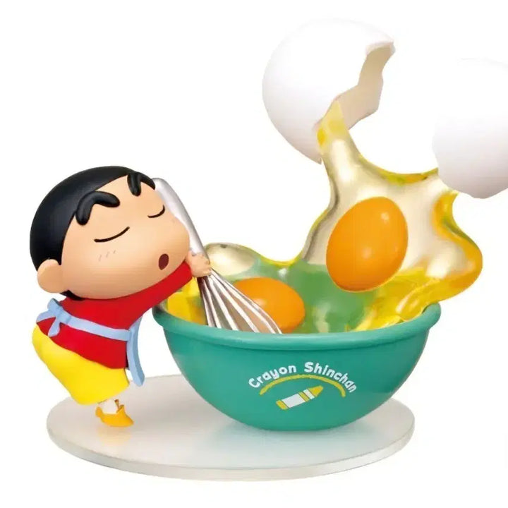 [BUNJANG] Re-Ment Crayon Shin-chan Cooking Figure (Egg) / 리멘트 짱구 요리 피규어 크레용 신짱 (계란)새상품