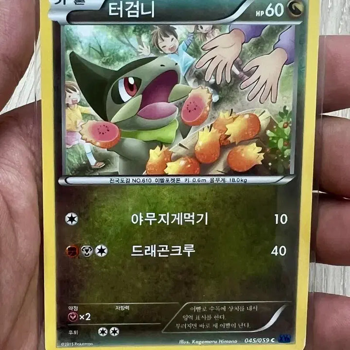 [BUNJANG] Pokemon Card Torkoal 045/059 (2015) / 포켓몬카드 터검니 045/059 2015년