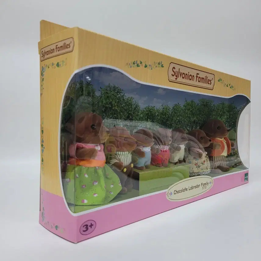 [BUNJANG] Sylvanian Families Chocolate Labrador Retriever Family Set (Discontinued) / 단종)실바니안 초콜릿 래브라도 리트리버 대가족  올드 미개봉