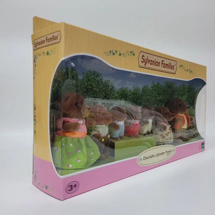 [BUNJANG] Sylvanian Families Chocolate Labrador Retriever Family Set (Discontinued) / 단종)실바니안 초콜릿 래브라도 리트리버 대가족  올드 미개봉