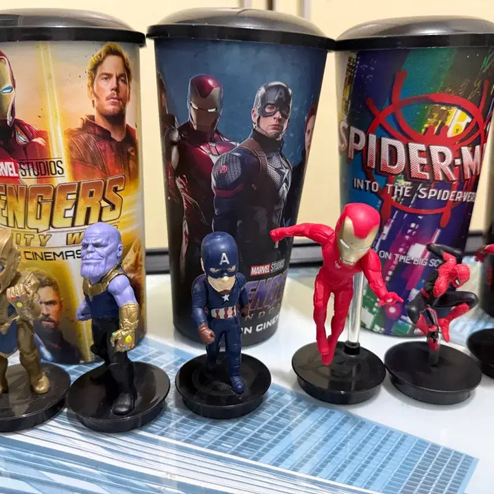 [BUNJANG] CGV Marvel Collaboration Cup + Figure Bundle Set / CGV 마블 콜라보 컵+피규어 (일괄판매)