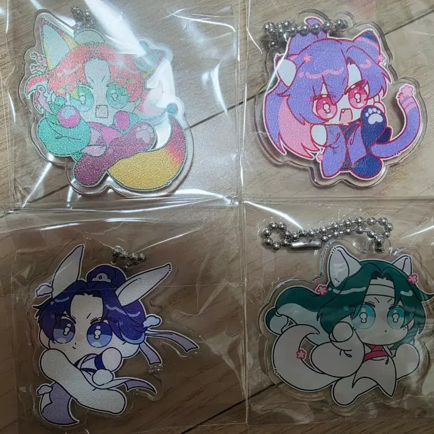 [BUNJANG] Hwasan Gihwan Dangbo Cheongmyeong Baekcheon Songbaek Acrylic Keychain / 화산귀환 당보 청명 백천 송백 아크릴 키링 열쇠고리