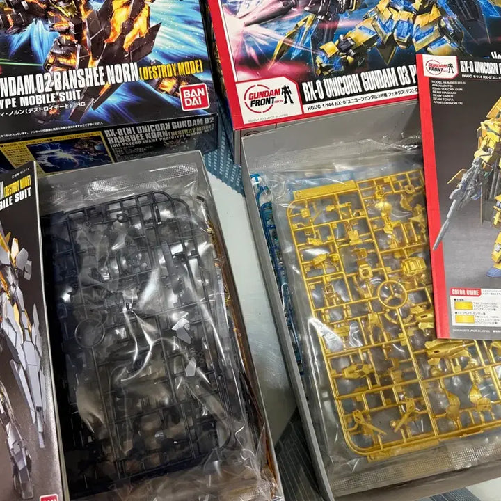 [BUNJANG] HGUC RX-0 Unicorn Gundam 03 Phenex &amp; Banshee Model Kit Set / HGUC RX-0 유니콘 건담 03 페넥스/ 벤시 세트판매