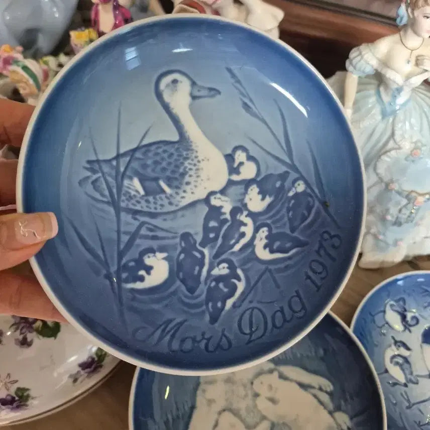 [BUNJANG] Royal Copenhagen (B&amp;G) Blue Plates Set of 7 / 7장모두!!코펜(B&amp;G) 파랑이접시 모두7장 일괄!!!