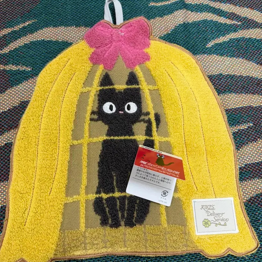 [BUNJANG] Ghibli Jiji Hand Towel / 지브리 지지 핸드타올