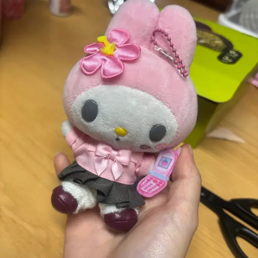 [BUNJANG] Sanrio Kogal My Melody Mascot Keychain Doll / (정품) 산리오 코갸루 마이멜로디 마스코트 키링 인형