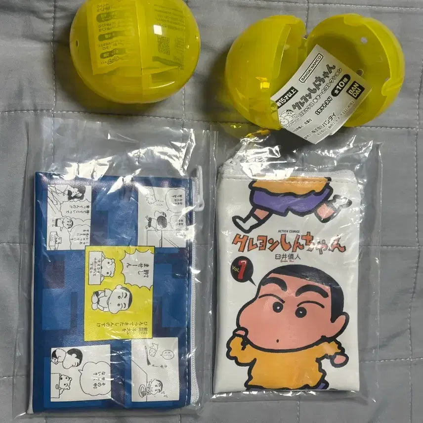 [BUNJANG] Crayon Shin-chan 35th Anniversary Asoto Gacha Pouch Bundle Set / 짱구는못말려 35주년 아소토 가챠 파우치 일괄