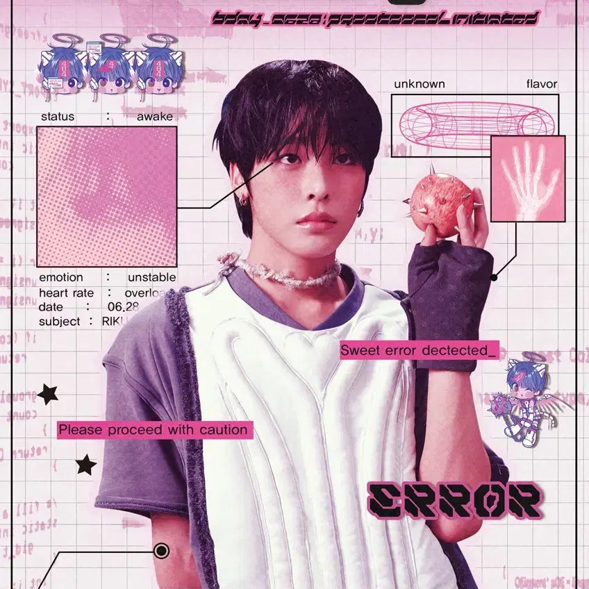 [BUNJANG] sweet_ERR Riku Acrylic Keyring / (원가이하양도) sweet_ERR 아크릴 키링 리쿠 생카 위시